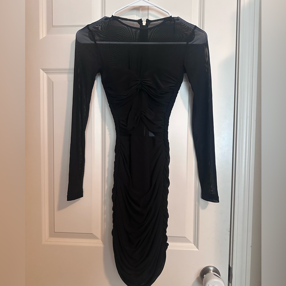 NWT Nookie Intrigue Mini Dress Black | MSRP $329.95 - Picture 5 of 8